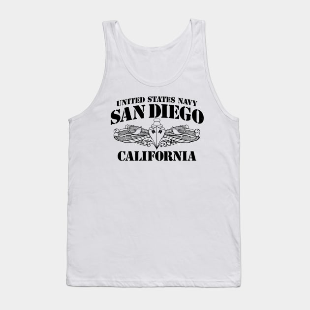 Navy San Diego Tank Top by 